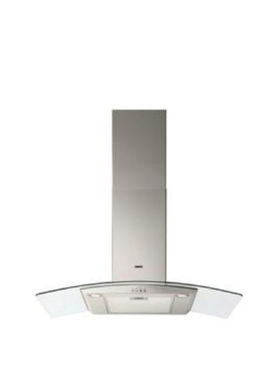 Zanussi Zhc9234X 90Cm Built-In Cooker Hood - Stainless Steel